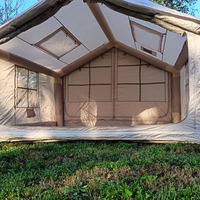Tente gonflable de luxe 4 saisons, imperméable, pour 3-4 personnes, camping en plein air, glamping, abri gonflable