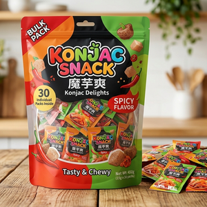 Snack Shirataki al Gusto Piccante, Pasto Pronto da Mangiare, Piatto Istantaneo, Cibo Vegano Dietetico, OEM Confezione Piccola - Product Image 1