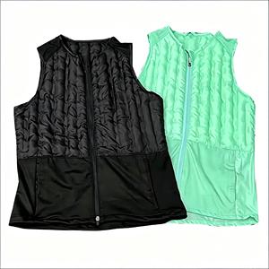 Gilet Ibrido Imbottito da <span class=keywords><strong>Uomo</strong></span>, Antivento e Traspirante, Giacca Senza Maniche per Ciclismo e Attività all'Aperto - Product Image 2