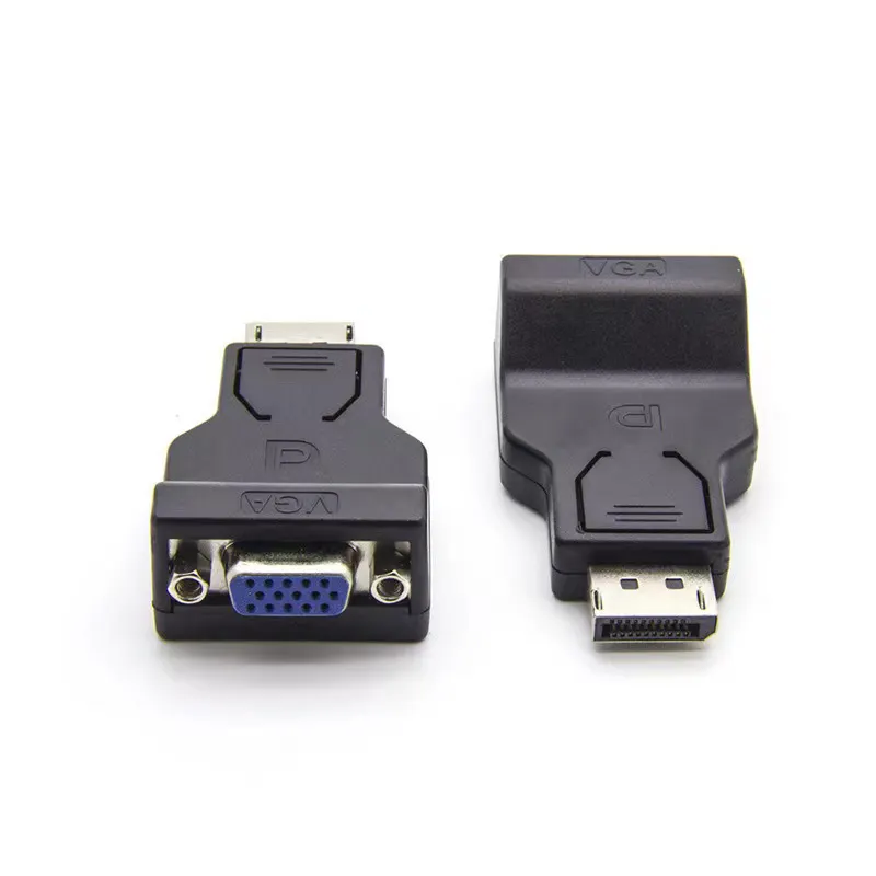 1080p Displayport To VGA Converter Adapter Male To Female Cable Converter For Pc Connect Tv