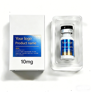 Caja de Embalaje Personalizada para Viales con Etiquetas Adhesivas Holográficas <span class=keywords><strong>y</strong></span> Bandeja de Plástico para Botellas de Líquido Cosmético de 3ml <span class=keywords><strong>y</strong></span> 10ml - Product Image 1