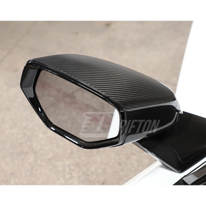 ฝาครอบกระจกมองข้างคาร์บอนไฟเบอร์แบบมองเห็นได้ สำหรับ Chevrolet Corvette C8 Stingray Z51 E-Ray Z06 Z07 แบบติดตั้งเพิ่มเติม - Product Image 4