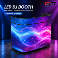 Pantalla LED para Cabina de DJ, Video Wall, Mostrador de Recepción, Pantalla LED a Todo Color para Club, Bar, Discoteca, Alquiler de Pantallas LED para Escenarios