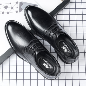 Zapatos de vestir de piel de vaca auténtica para hombre, informales, Oxford, antideslizantes, con botones, gris, rojo, colores mezclados para bodas y fiestas - Product Image 1