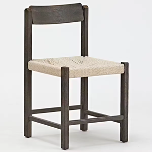 Sillón de <span class=keywords><strong>diseño</strong></span> vintage Cuerda de papel de roble antiguo Sillas casuales cómodas Sillones modernos de lujo - Product Image 1