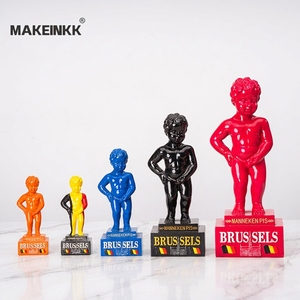 Figura Creativa de <span class=keywords><strong>Manneken</strong></span> <span class=keywords><strong>Pis</strong></span> de Bruselas, Estatua del Niño Orinando de Bélgica, Recuerdo de Bruselas, Bélgica, Figura de Resina Personalizada - Product Image 6