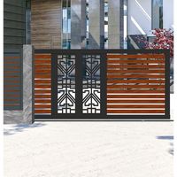 Rampe en aluminium sans verre pour zones humides, facile à nettoyer, garde-corps métallique pour balcon et patio résidentiels