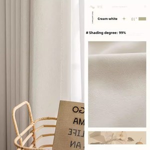 Cortinas Opacas de Estilo Francés con Ojales Negros Dorados 2024, Cortinas de Lujo para Dormitorio y Sala de Estar, Tejidas y Plisadas, 100% Poliéster - Product Image 6