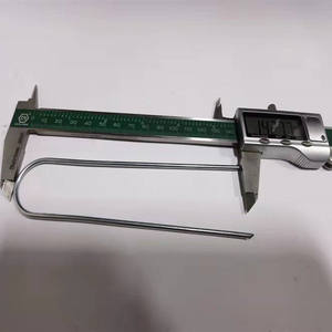 यू आकार 4 इंच लंबाई के परिदृश्य स्टेपल कठोर एंटी-जंग जस्ती लोहे के परिदृश्य स्टेपल मजबूत नाखून - Product Image 6