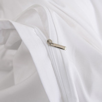 Ensemble de draps de lit en microfibre brossée de couleur unie, 4 pièces, sans plis, entretien facile, teinture réactive, literie pour hôtel et maison