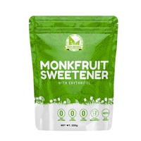 Pemanis Buah Monk Buatan Sendiri Non-GMO, Murni, Keto, Grade Makanan, Kemasan Sachet