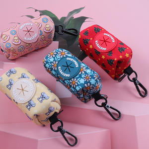 Okeyevcil Poop çanta tutucu ile yeni tasarım açık Polyester Pet eğitim omuz Poo çanta dağıtıcı köpek tasma evcil hayvan malzemeleri - Product Image 2