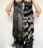 Cheveux humains naturels ondulés non traités, mèches de cheveux vietnamiens, bouclés birmans, cuticules alignées, cheveux cambodgiens, bouclés indiens
