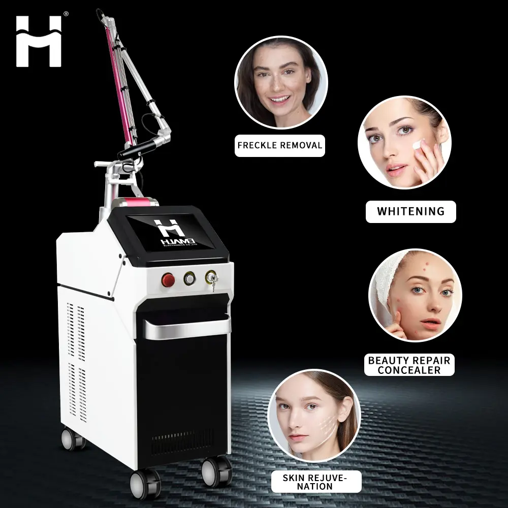 6500 $ Beauty Machine Picoseconde Laser Pico Tattoo Remvoal Q Switched Nd Yag Laser