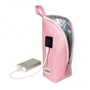 Sac isotherme léger et imperméable avec logo personnalisé, en polyester doux, petite taille, pour le déjeuner et le stockage alimentaire, fermeture éclair - Product Image 3