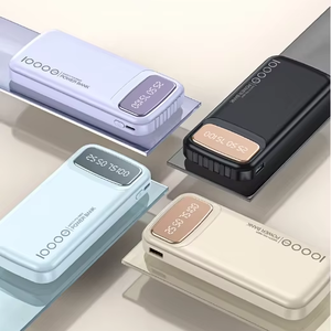 Nouvelle <span class=keywords><strong>batterie</strong></span> <span class=keywords><strong>externe</strong></span> en plastique moulée sur mesure avec câble intégré, charge rapide 3C, 20 000 mAh, <span class=keywords><strong>batterie</strong></span> polymère compacte, portable et <span class=keywords><strong>personnalisable</strong></span> - Product Image 1