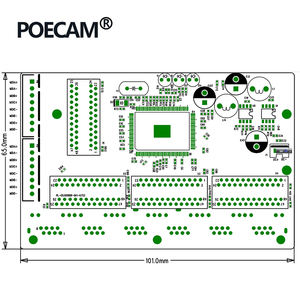8 puertos de red no administrar switch Gigabit Módulo 6 puertos 10/100/1000 Mbps Rj45 2 Pcs 8pin Header - Product Image 6