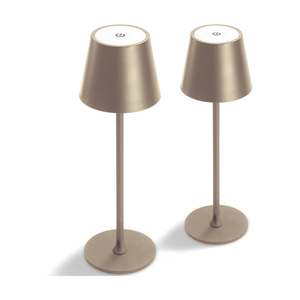 Lampe de table LED sans fil au design nordique avec base de charge en métal rechargeable pour hôtels et restaurants (vente en gros) - Product Image 1