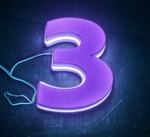 Customized 3D illuminated letter <b>signs</b>, suitable for boutique studios and luxury retail brands. - Product Image 2