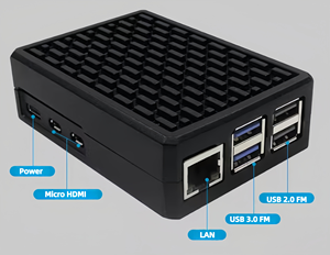 Raspberry Pi 5B trường hợp thế hệ Raspberry Pi 5B Bo mạch chủ nhựa trường hợp cố định bảo vệ trường hợp Kit - Product Image 4
