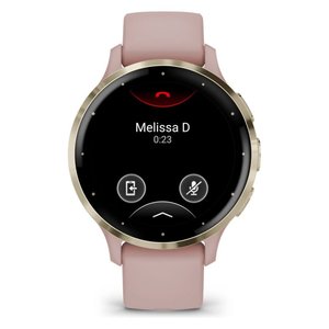 Montre connectée (AMOLED) <span class=keywords><strong>VENU</strong></span> 3S <span class=keywords><strong>Rose</strong></span> poudré et Or doux 41 mm 010 02785 03 - Product Image 2