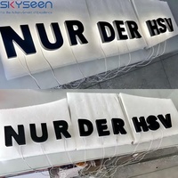 Letrero Luminoso 3D Personalizado SKYSEEN, Letras de Canal LED Retroiluminadas, Logotipo Publicitario para Exteriores/Interiores para Negocios
