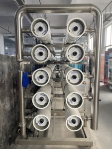 Station d'osmose inverse Two Whale 50TPH, norme ISO, pour le traitement des eaux usées de l'industrie minière, pompe à économie d'énergie, faible <span class=keywords><strong>entretien</strong></span> - Product Image 4