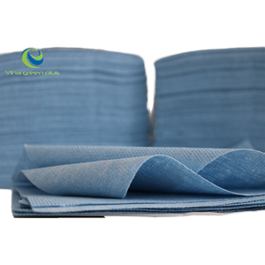 Tela no tejida de microfibra Spunlace de estilo cruzado de alta calidad, toallitas húmedas transpirables impermeables ecológicas, suministro directo de fábrica - Product Image 1