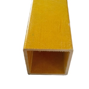 ท่อสี่เหลี่ยมไฟเบอร์กลาส FRP ความแข็งแรงสูงแบบพัลทรูชั่น - Product Image 1