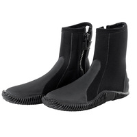 Chaussures de plage à fond en caoutchouc personnalisées, bottes courtes de plongée en apnée en néoprène de 5mm d'épaisseur