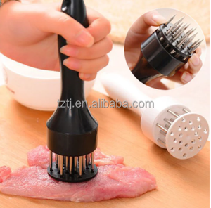 Attendrisseur de viande de <span class=keywords><strong>cuisine</strong></span> à 21 dents en acier inoxydable, avec poignée ergonomique écologique, pour détendre la viande et la rendre plus tendre, idéal pour les steaks - Product Image 6