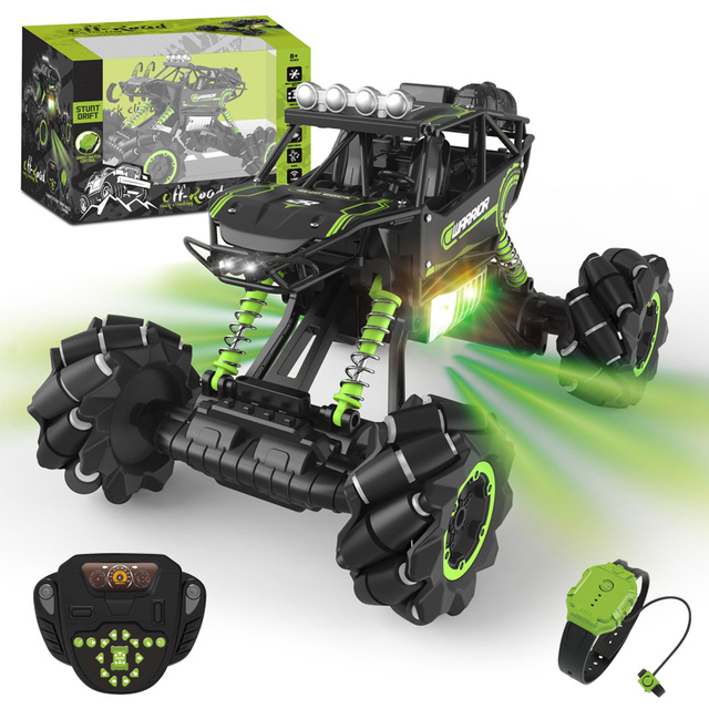 1:12 RC Cars Toys High Speed Full Direction Climbing Stunt Gesture Remote Control Car With Light and Sound