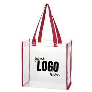 Bolsa de Compras Transparente Personalizada de PVC Transparente en Promoción - Product Image 3