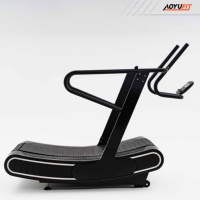 Tapis roulant incurvé en acier robuste avec système de gravité pour salle de sport, certifié CE ISO et breveté