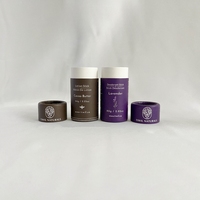 Tube en papier kraft biodégradable de haute qualité personnalisé de 10 ml, baume à lèvres artisanal écologique, stick déodorant recyclable, estampage