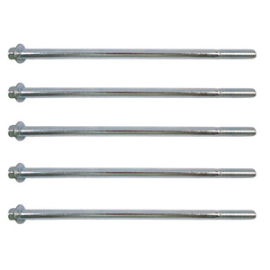 Vis longues galvanisées M8*185 en acier au carbone pour moteurs, pièces de moteur diesel/essence, ISO GB, prévention de la rouille - Product Image 1