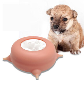 Produsen grosir mangkuk pengumpan susu anak anjing silikon dot gelembung pengumpan hewan peliharaan kustom mewah untuk anjing kucing 4 puting - Product Image 4