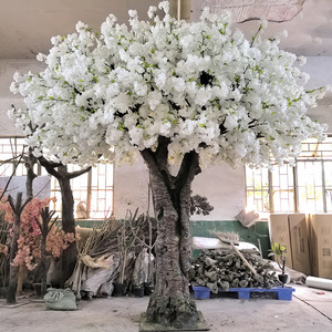 Décoration de bibliothèque d'intérieur Arbre à fleurs artificielles Grand arbre à fleurs de cerisier pour ornement de mariage Arbre à fleurs de cerisier rose/<span class=keywords><strong>blanc</strong></span> - Product Image 5