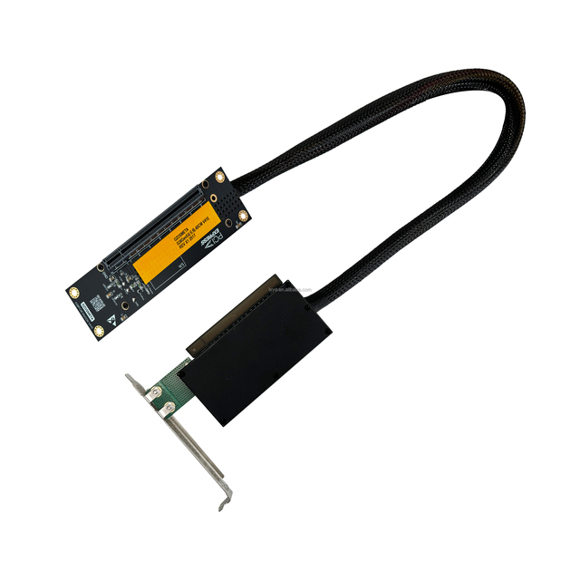 PCIe 5.0 X16 Male PCIe X16 Female Adapter Riser Cable Bulk Desktop Graphics Cards for RTX 5090/4090/4080/7900XTX Bulk