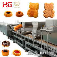 Ligne de production automatique de gâteaux en forme d'ours 3D, directement de l'usine, équipement de moulage et de dépose de gâteaux en acier inoxydable, utilisation en boulangerie OEM