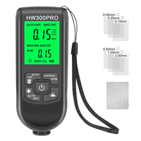 Alat Ukur Ketebalan Lapisan Cat Digital Hitam/Putih Pengukur Ketebalan Lapisan Cat Meter Ketebalan Lapisan Bubuk Cat Meter Ketebalan Lapisan Kering