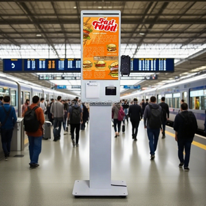 Système de point de vente tactile pour tablette de bureau 22-24 pouces, Android 13/14, affichage de menu de <span class=keywords><strong>restaurant</strong></span>, borne de libre-service - Product Image 1