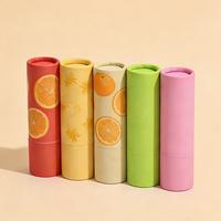 Emballage personnalisé en tube de papier kraft biodégradable pour baume à lèvres et déodorant en stick