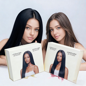 High-End Custom Magnetic Closure Hair Shipping Box with Silk Lining Suitable for Long-Distance Transport Retail Packaging Boxes - Product Image 4