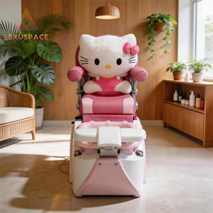 Chaise de pédicure pour enfants en gros, design <span class=keywords><strong>Hello</strong></span> <span class=keywords><strong>Kitty</strong></span> rose, avec jet de surf, idéale pour salon de beauté pour enfants - Vente chaude en usine - Product Image 4