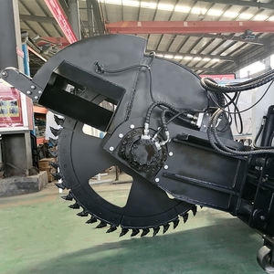 ماكينة خنادق انزلاقية التوجيه للبيع بالجملة والتجزئة ، ماكينة خنادق قرصية هيدروليكية عالية التدفق ، أفضل منشار عجلة لعجلة الانزلاقية - Product Image 6