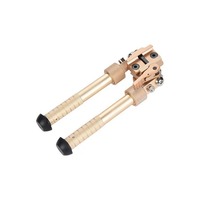 Bipied tactique extérieur V8, trépied rétractable articulé, support télescopique à 360 degrés pour activités sauvages, accessoires