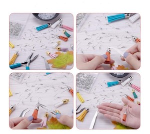 Kit de Réparation et de Fabrication de Boucles d'Oreilles DIY avec Crochets, Broches et Anneaux de Jonction – Accessoires et Composants pour Bijoux - Product Image 5