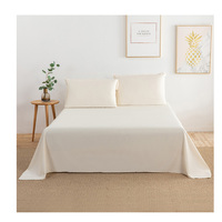 Ensemble de draps de lit en coton, 5 étoiles de luxe, 1000 fils, vente en gros, bon marché, draps de lit 100% coton, draps de lit d'hôtel en vrac