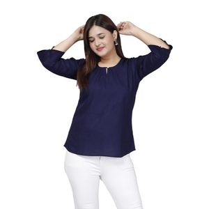 Vestidos de Rayón para Mujer, Diseño Moderno, Vintage, Antiarrugas, Ecológicos, con Mangas Tres Cuartos, Disponibles al Por Mayor - Product Image 1
